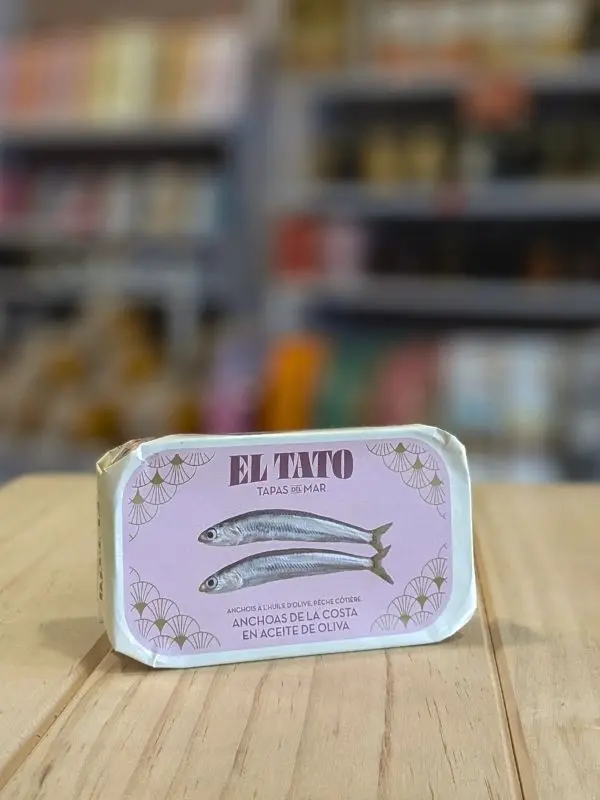 Anchois à l'huile d'olive et au sel El Tato