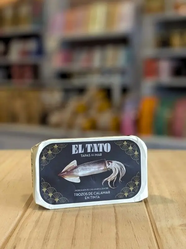 Calamars en morceaux à l'encre El Tato