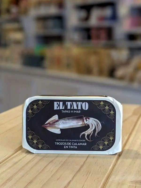 Calamars en morceaux à l'encre El Tato