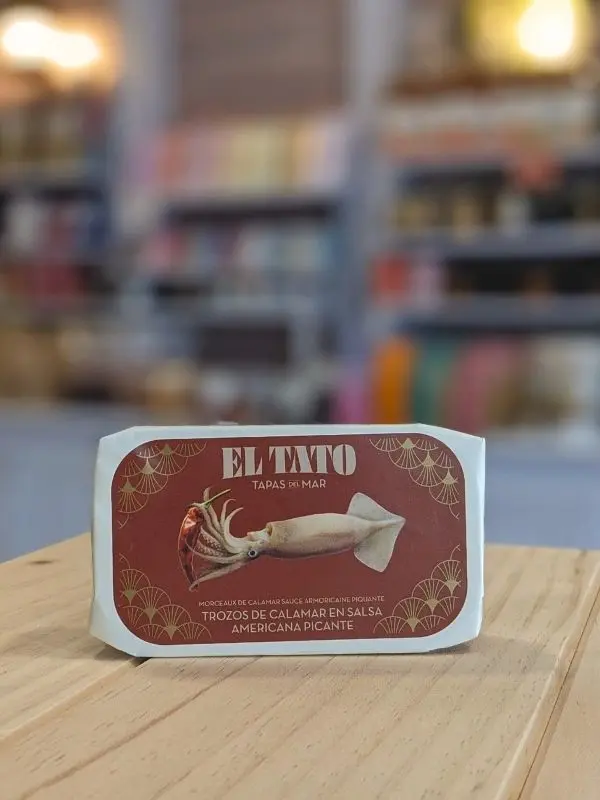 Morceaux de calamar sauce armoricaine piquante El Tato