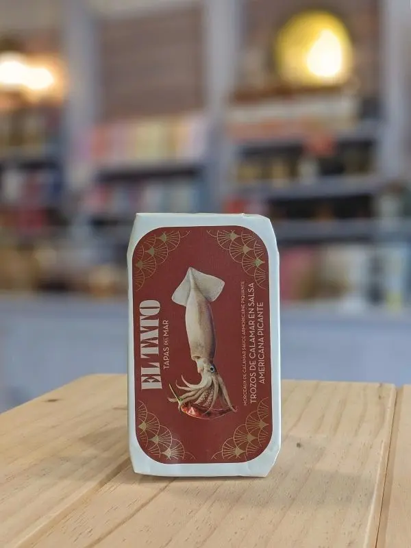 Morceaux de calamar sauce armoricaine piquante El Tato
