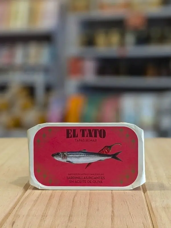 Petites sardines à l'huile d'olive et au piment El Tato