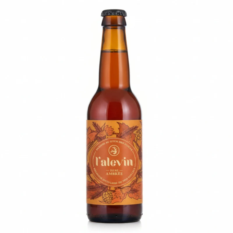 Bière Ambrée L'Alevin - Brasserie du Pays des Lacs