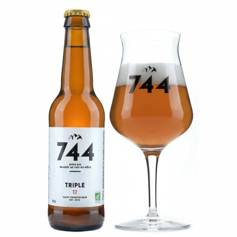 Bière Triple Bio Artisanale - Brasserie 744