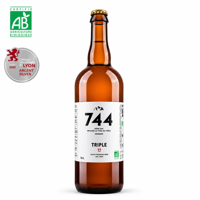 Bière Triple Bio Artisanale - Brasserie 744