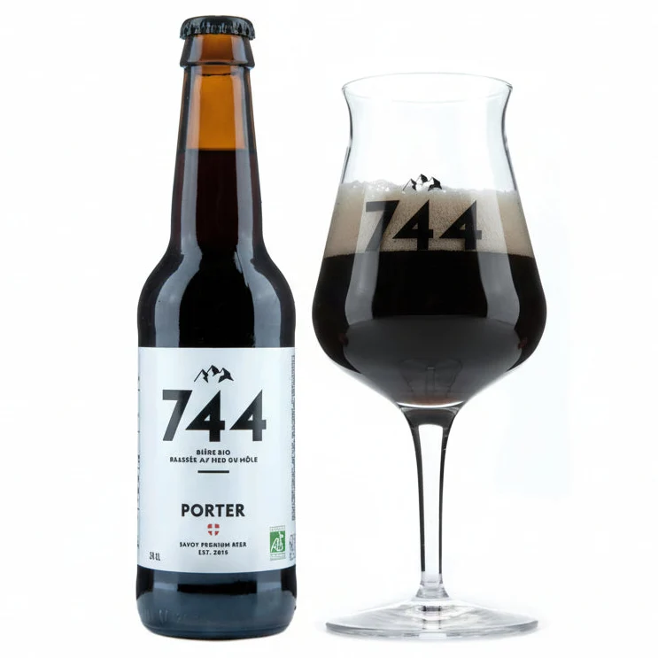 Bière Porter Bio Artisanale - Brasserie 744