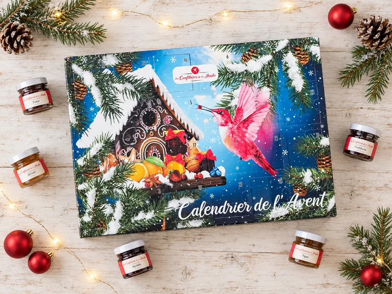 Calendrier de l'Avent Confitures Artisanales 2026