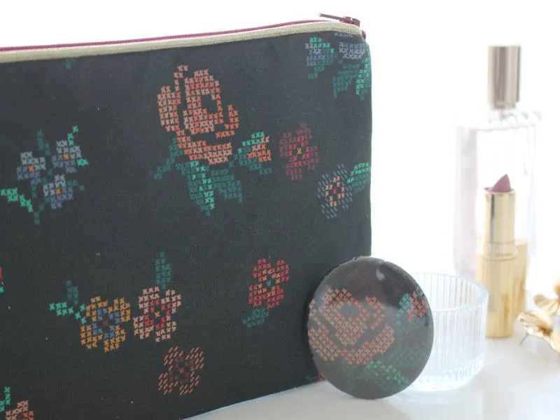 Duo pochette et miroir