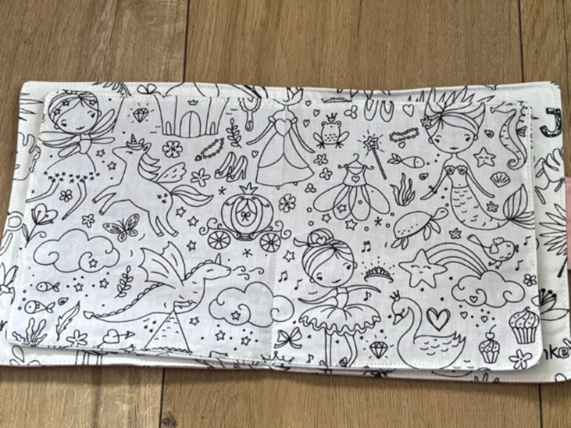 Le cahier de coloriage lavable