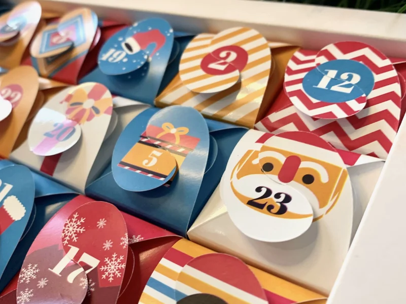 Calendrier de l'Avent Chocolat Joyeux Noël 2026