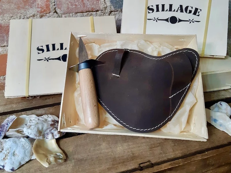 Coffret 1 Gant et 1 couteau à Huîtres