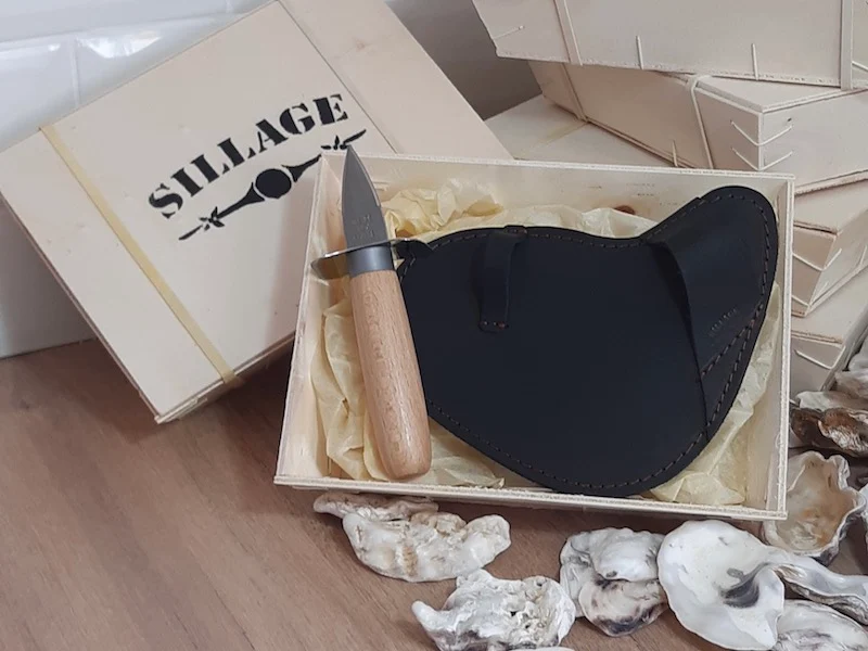 Coffret 1 Gant et 1 couteau à Huîtres