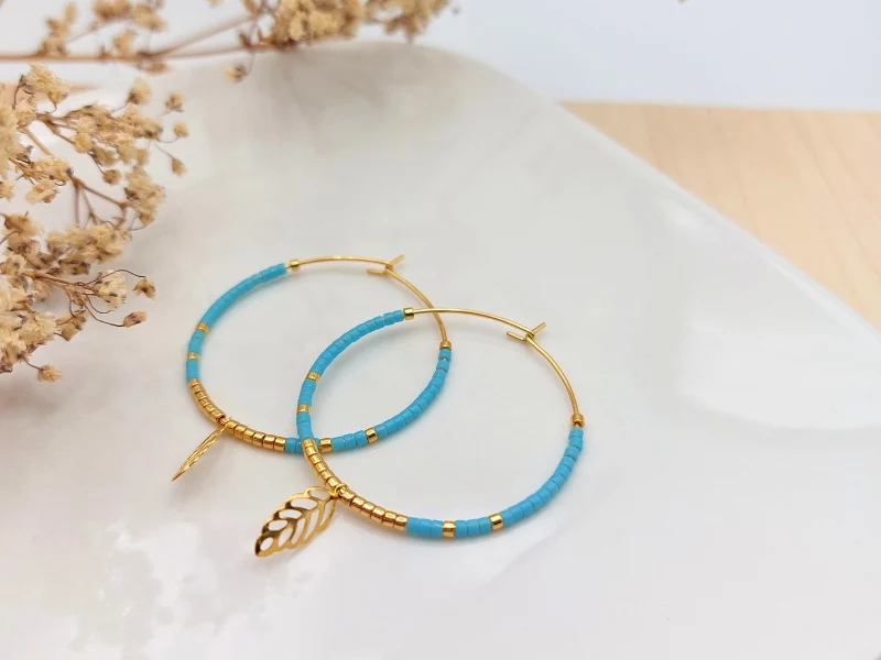 Boucles d'oreilles créoles JEANNETTE