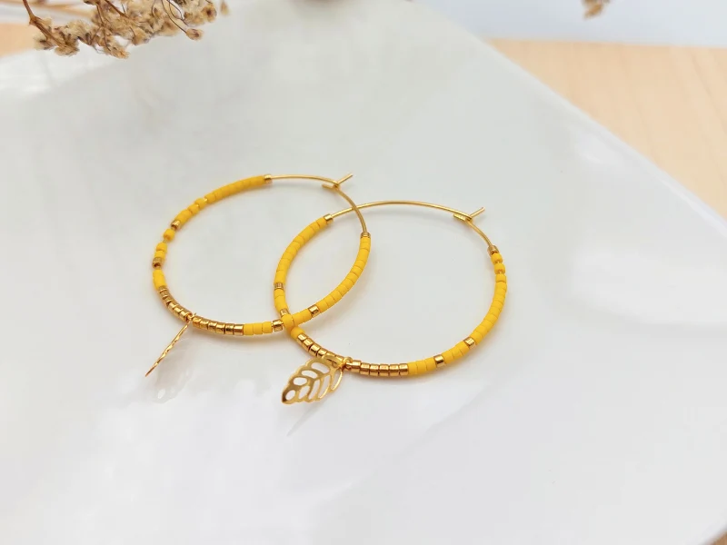 Boucles d'oreilles créoles JEANNETTE