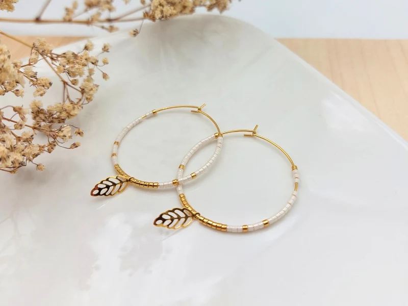 Boucles d'oreilles créoles JEANNETTE