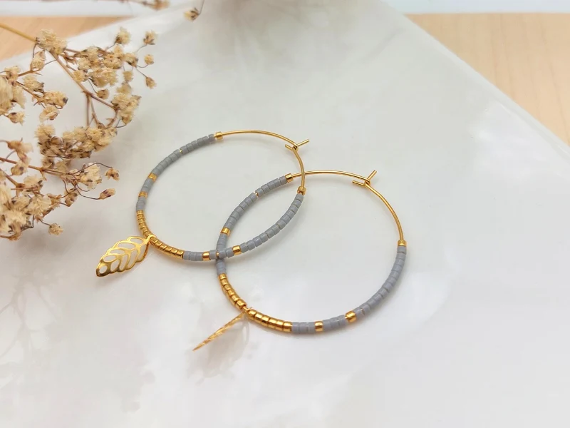 Boucles d'oreilles créoles JEANNETTE