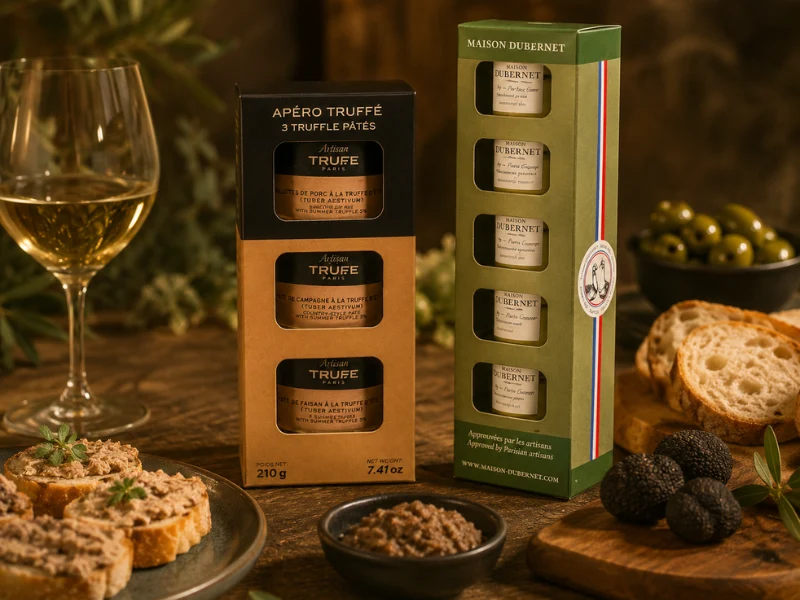 Assortiment de six pâtés signatures du Sud-Ouest & trio de pâtés truffés
