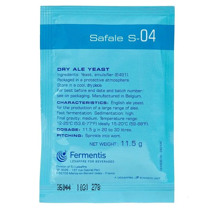 SAFALE™ S-04 11.5 G LEVURE SÈCHE ANGLAISE