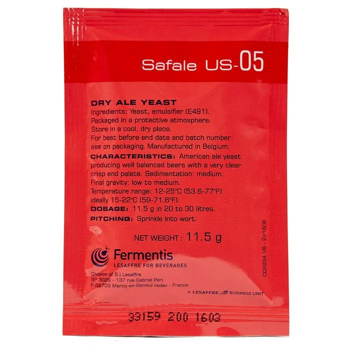 SAFALE™ US-05 11.5 G LEVURE SÈCHE AMÉRICAINE