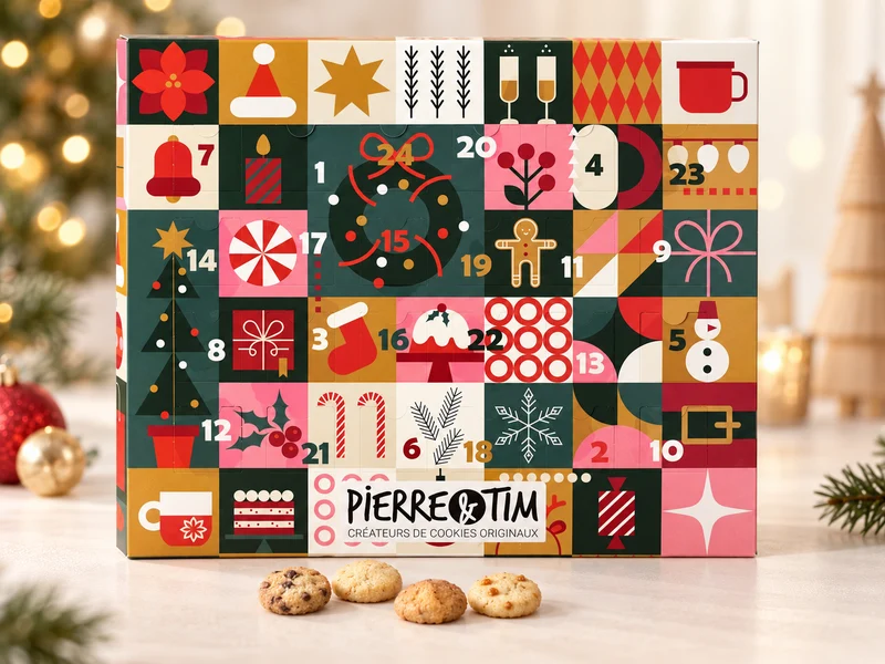Calendrier de l'Avent Cookies Artisanaux 2026