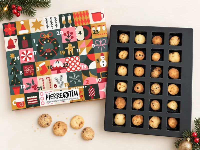 Calendrier de l'Avent Cookies Artisanaux 2026