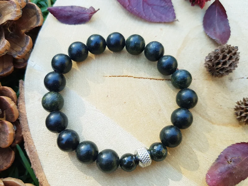 Bracelet homme en perles naturelles