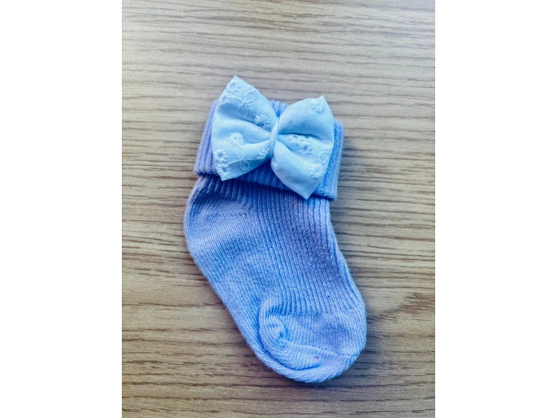 Box Printemps : Paire de chaussette noeud pour bébé