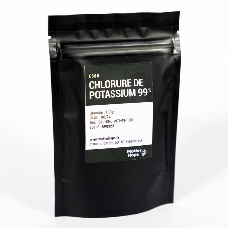 E508 CHLORURE DE POTASSIUM 99%
