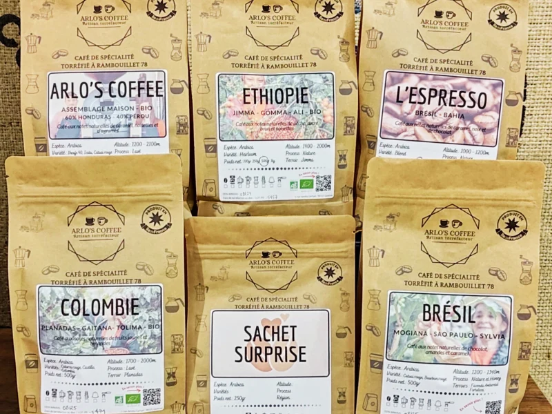 Lot de 6 cafés de spécialité
