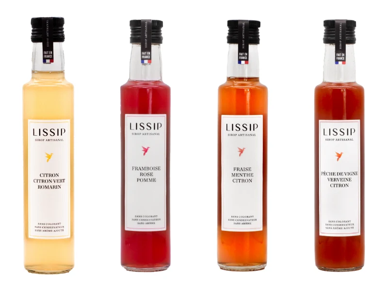 Coffret de 4 sirops artisanaux de 25cL