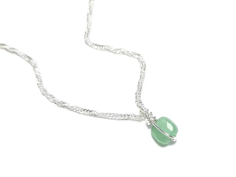 Collier Argent 925 et Pierres Naturelles Essentiel