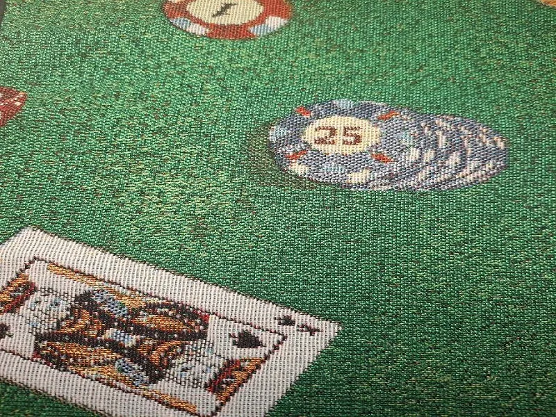 Un chemin de table "Poker" 40 cm X 140 cm
