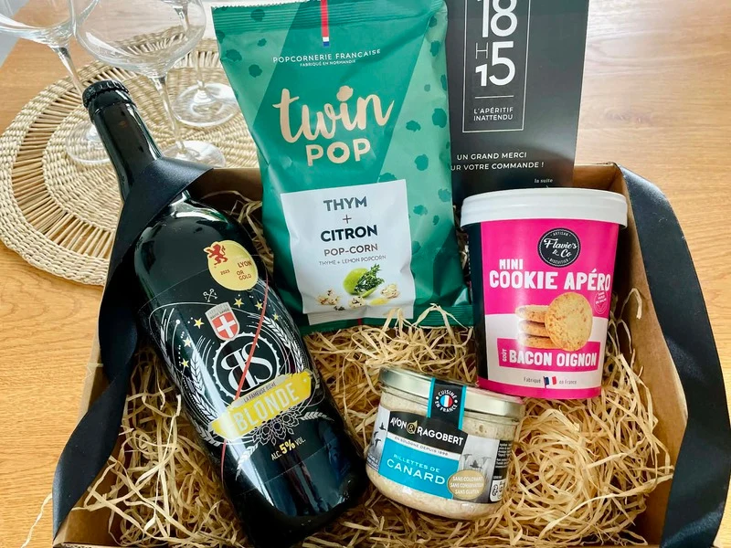Coffret apéritif bière et mets