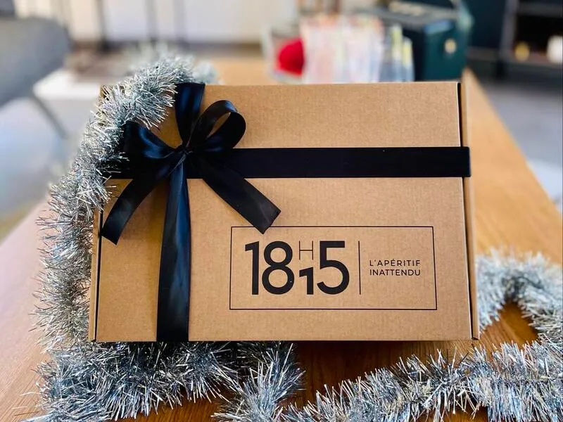 Coffret apéritif vin rouge et mets