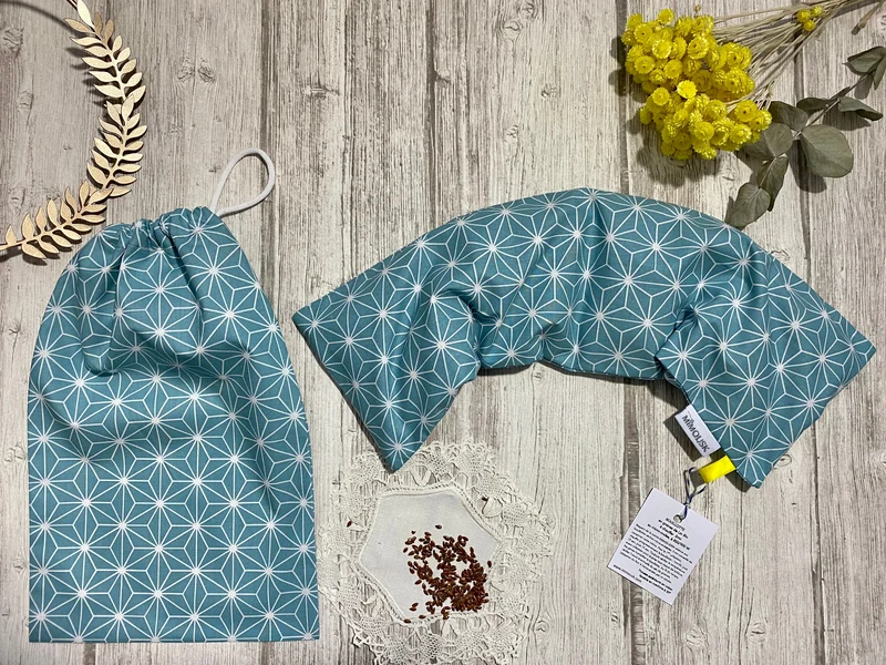 Bouillotte sèche cervicale en Lin Bio Français