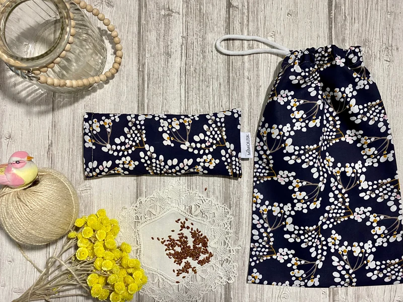 Eye-pillow en graines de lin bio
