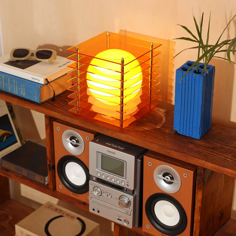 Lampe | Bang - square orange
