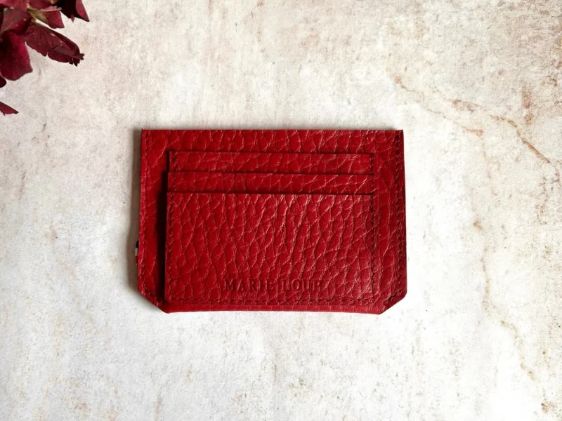 Porte-cartes en cuir