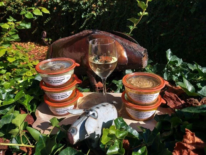 FOIE GRAS, SAUMON ET 3 TERRINES BOURGUIGNONNES 200G