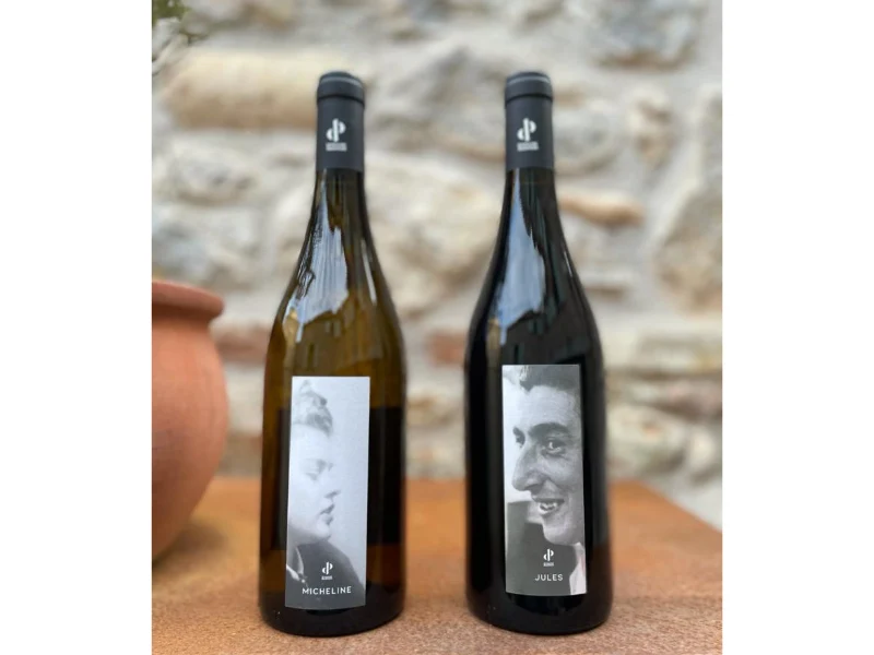 Coffret vin du Roussillon 2 bouteilles de rouge et blanc IGP Côtes Catalanes