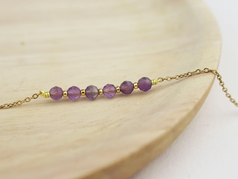 Bracelet pierres fines