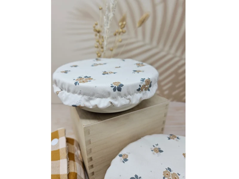 Coffret Zéro Déchet Cuisine – Essuie-Tout Lavable & Charlottes Couvre-Plats