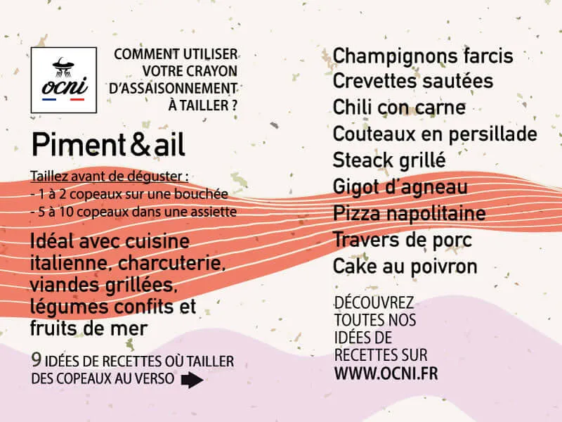 Coffret 3 Assaisonnements à tailler Découverte : Citron confit, Basilic, Piment & ail