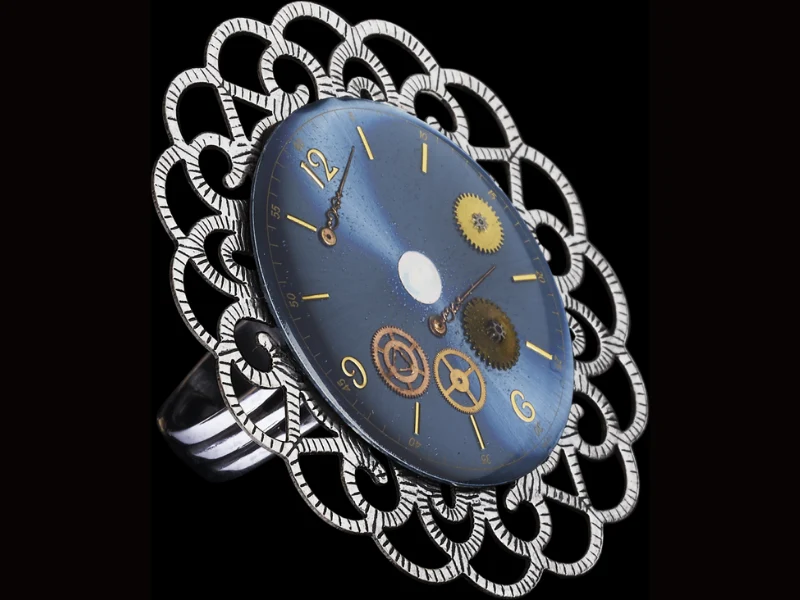 Bague cadran estampe