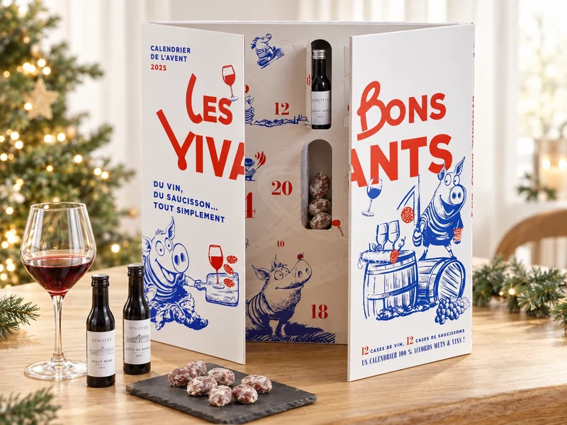 Calendrier de l'Avent Saucisson & Vin 2026