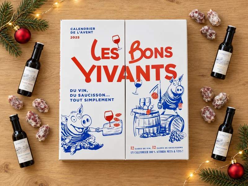 Calendrier de l'Avent Saucisson & Vin 2026