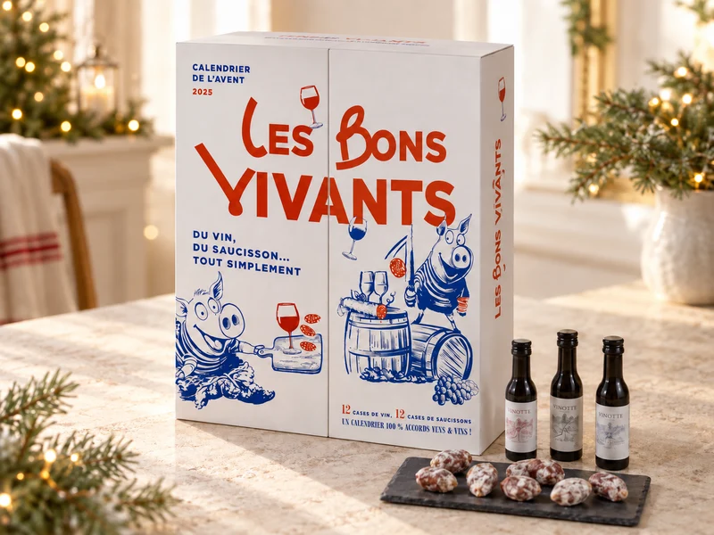 Calendrier de l'Avent Saucisson & Vin 2026