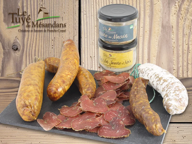 Assortiment de Charcuteries Terroir Comtois