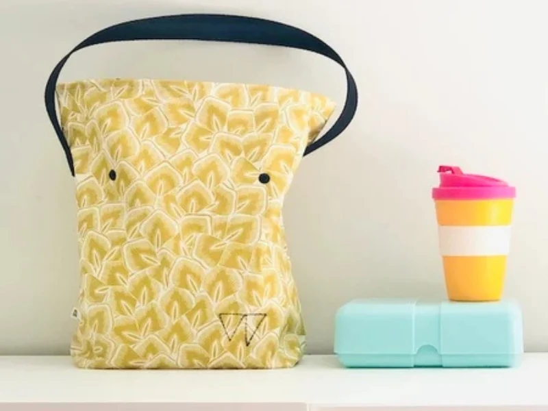 Lunch bag en tissu enduit imperméable