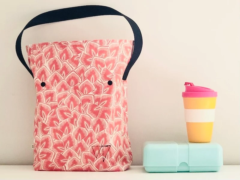 Lunch bag en tissu enduit imperméable
